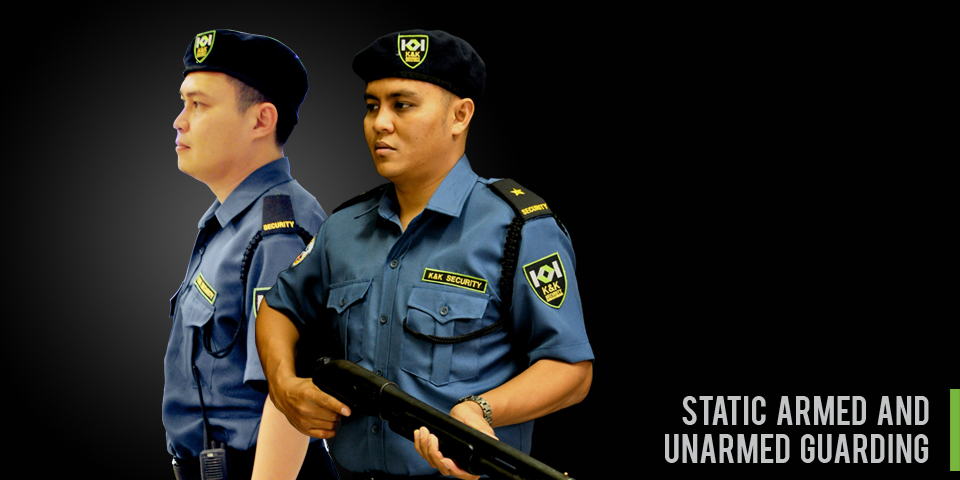 Static Armed and Unarmed Guarding